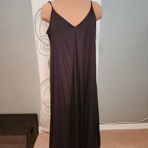 Karl Lagerfeld Maxi Black Slip Dress